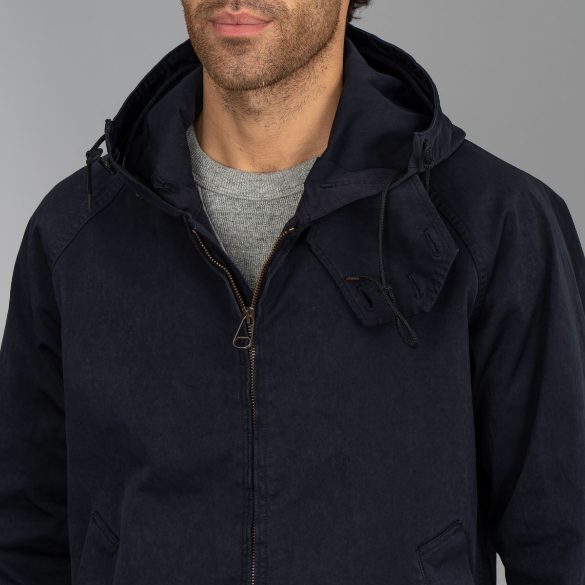 Garment Dyed Anorak Navy - Ten c | Rivet & hide