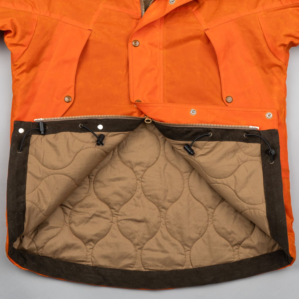 Mountain Jacket Waxed Safety Orange - Manifattura Ceccarelli | R&H