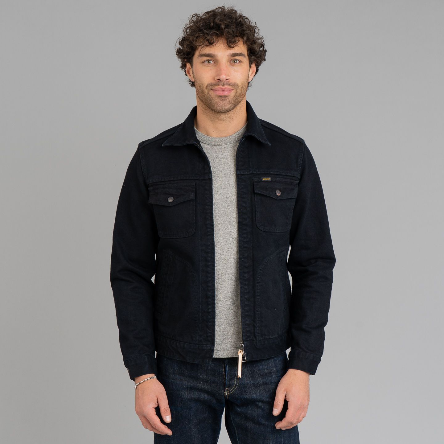 Overdyed Broken Twill Work Jacket - Iron Heart | R&H