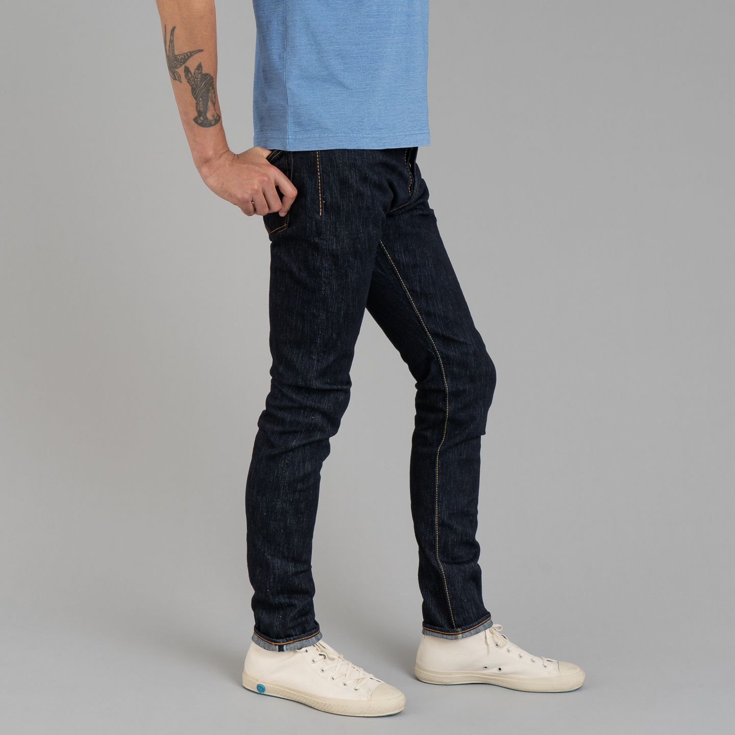 Pure shops blue denim