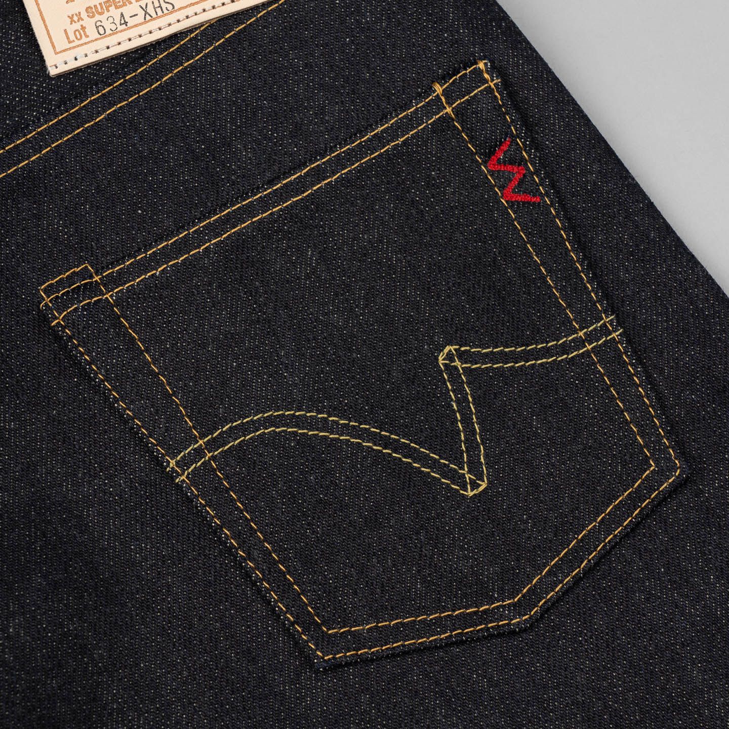 IH-634-XHS 25oz Indigo Selvedge Straight Jeans - Iron Heart | R&H