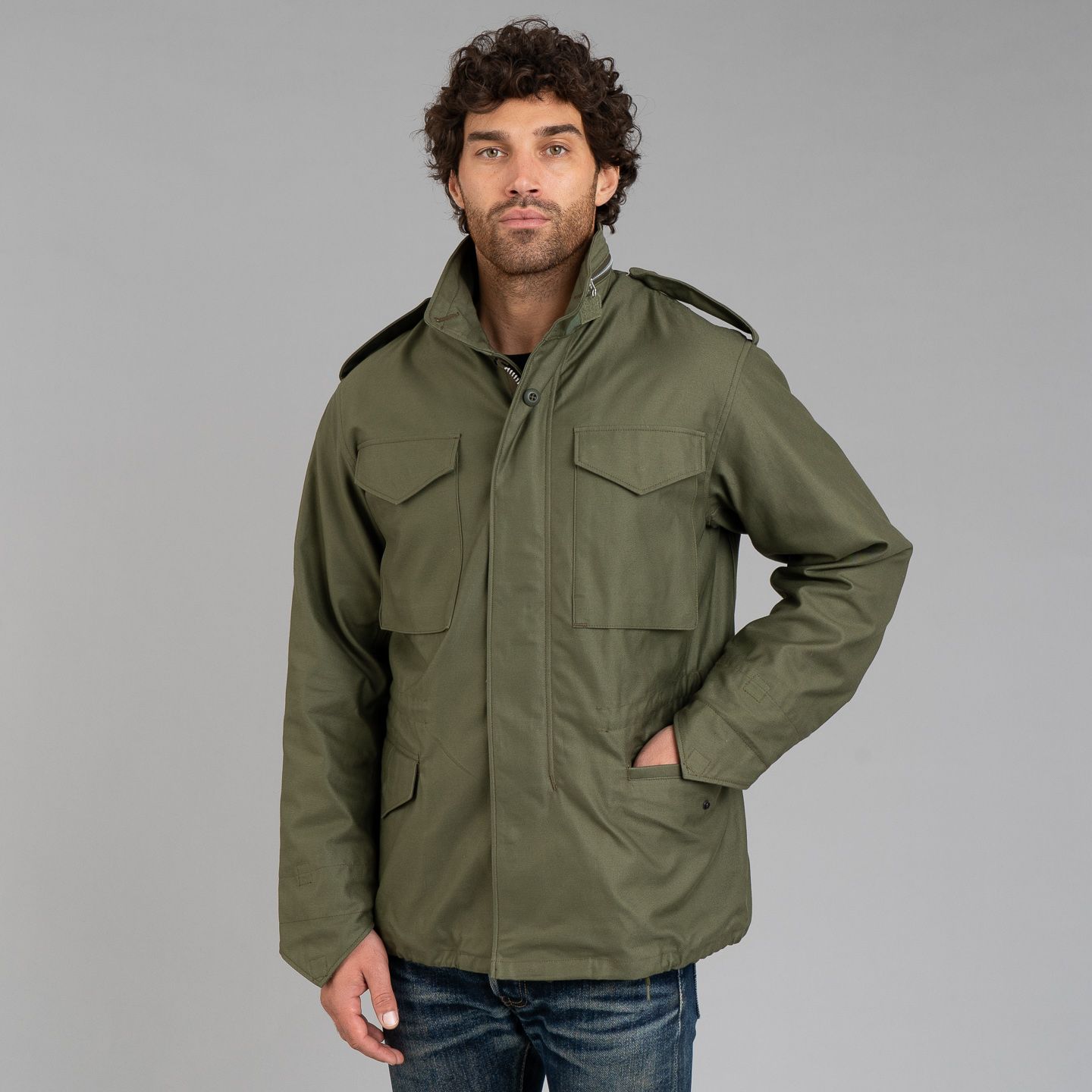 MJ22107 M-65 Field Jacket Olive - The Real McCoy's | R&H