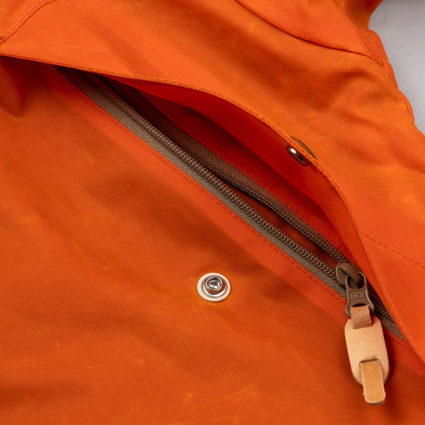 Mountain Jacket Waxed Safety Orange - Manifattura Ceccarelli | R&H