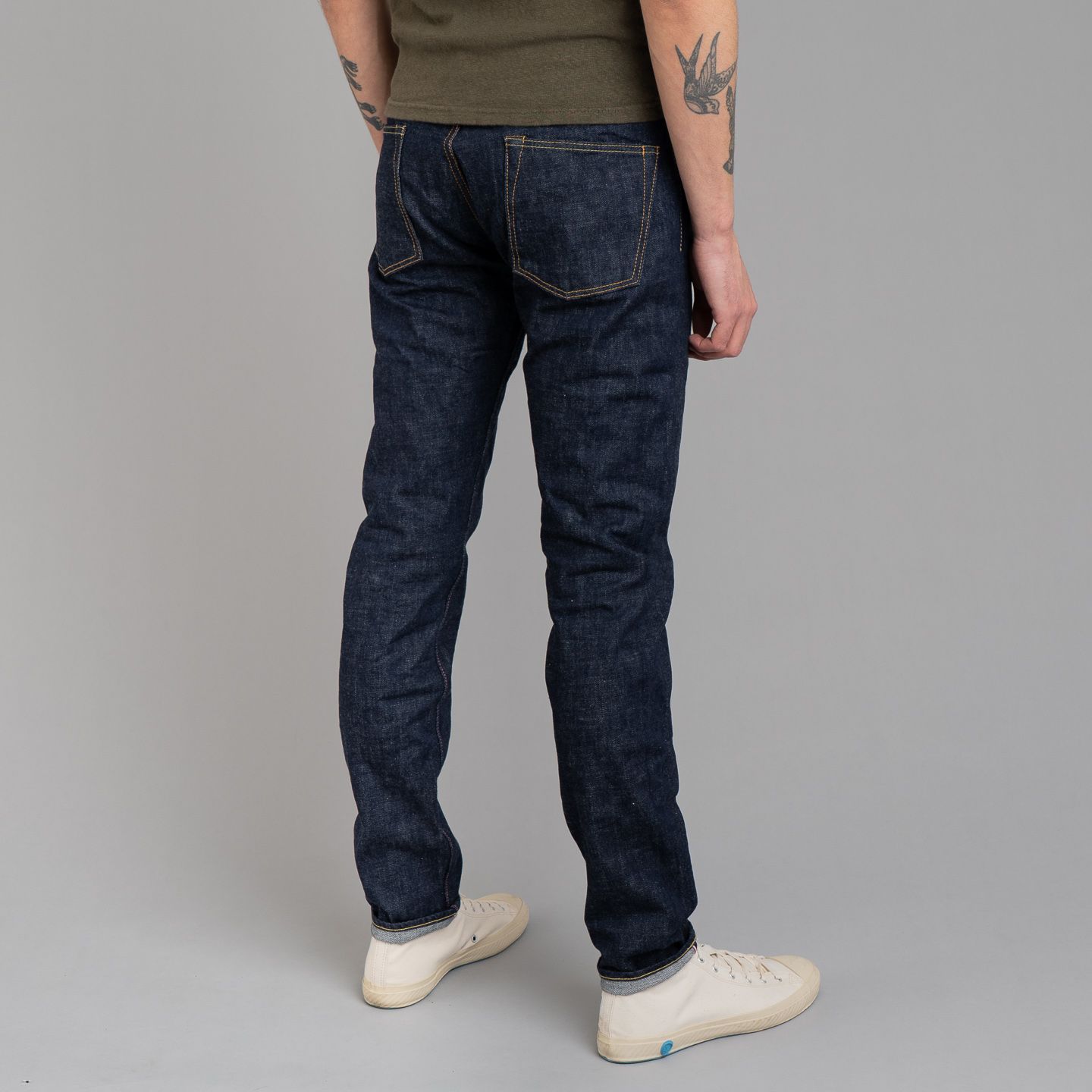 Momotaro 0306-40 14.7oz Legacy Denim Jeans - Tight Tapered
