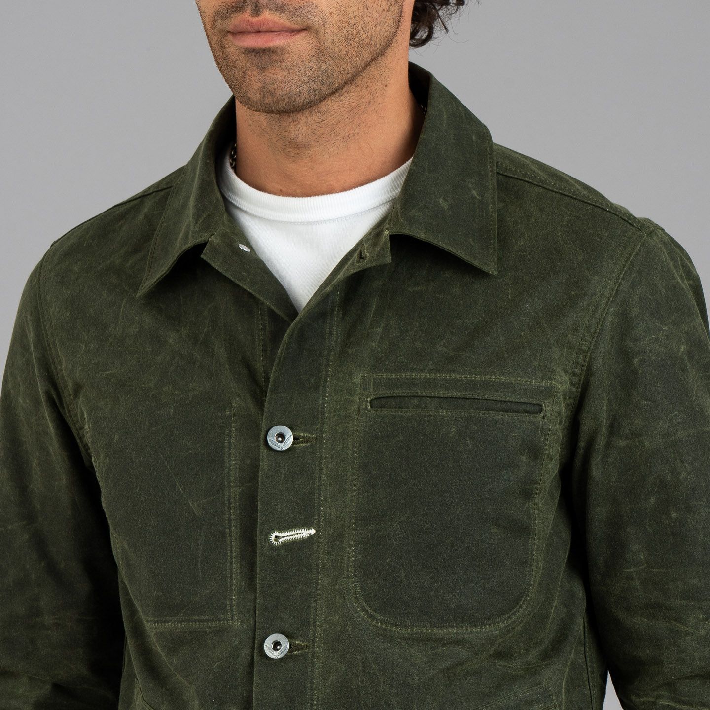 Olive Waxed Canvas Supply Jacket - Rogue Territory | R&H