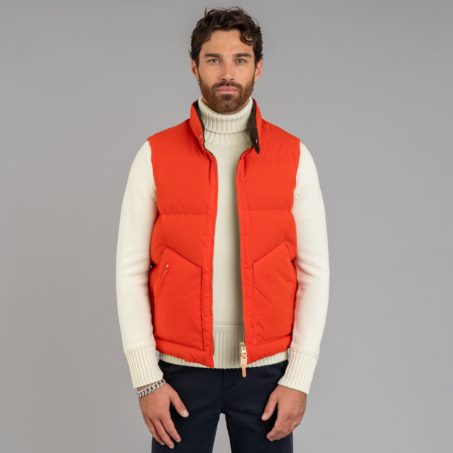 Manifattura Ceccarelli Goose Down Vest - Orange