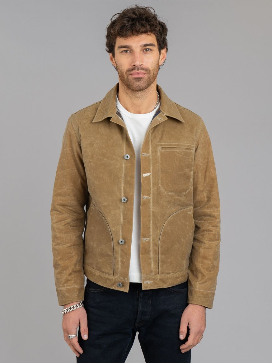 Rogue Territory x R&H Lined Waxed Canvas Supply Jacket - Tan Ridgeline