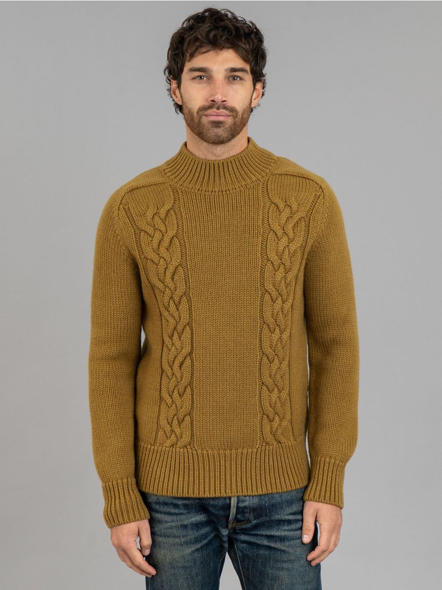 Fleurs De Bagne "Orlock" Wool Sweater - Olive