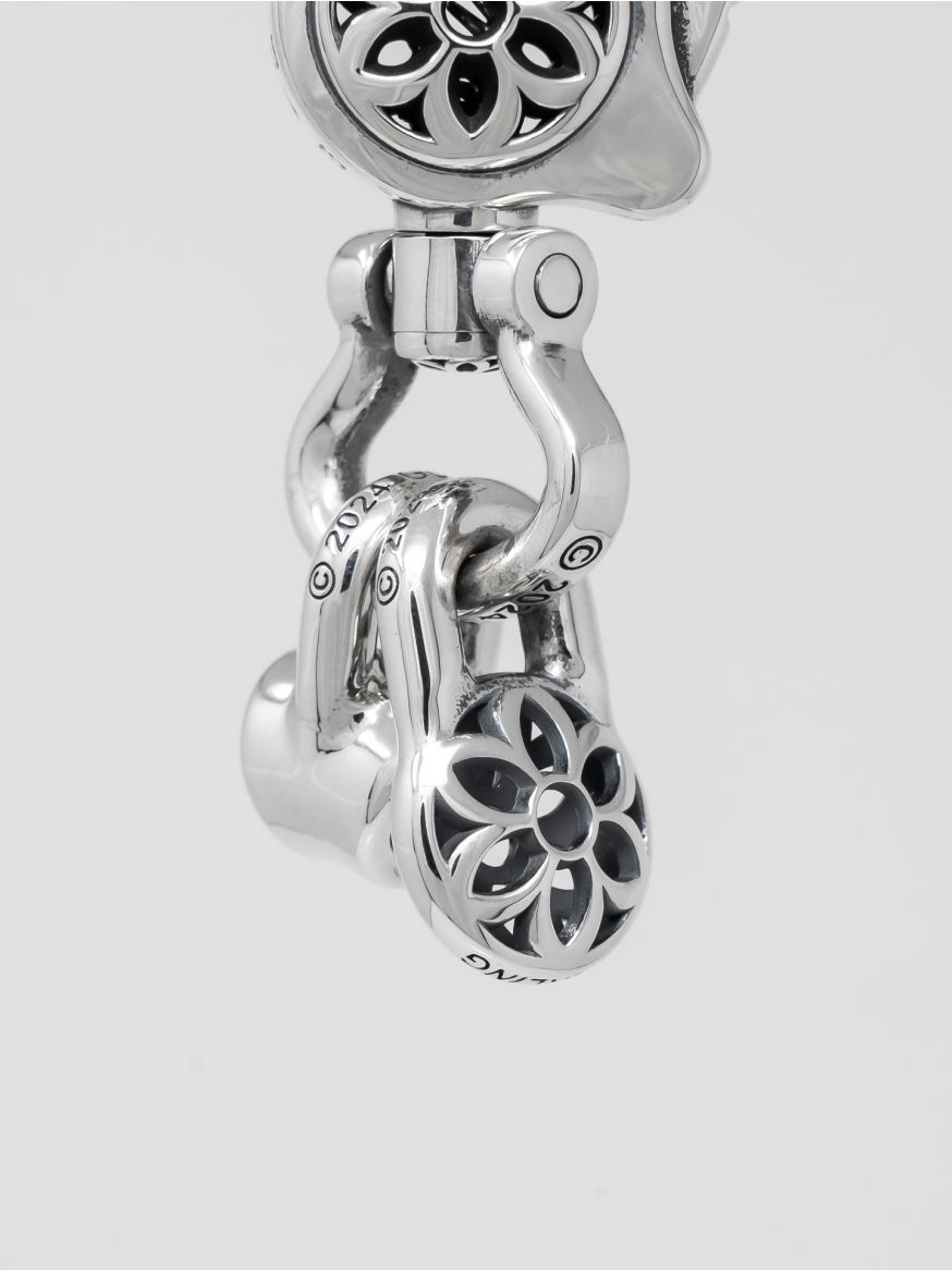 Good Art Sterling Silver Clip 8 Keychain - A