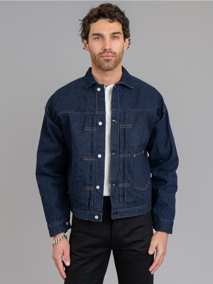 The Real McCoy’s LOT.005J Selvedge Denim Type I Jacket - Natural Indigo