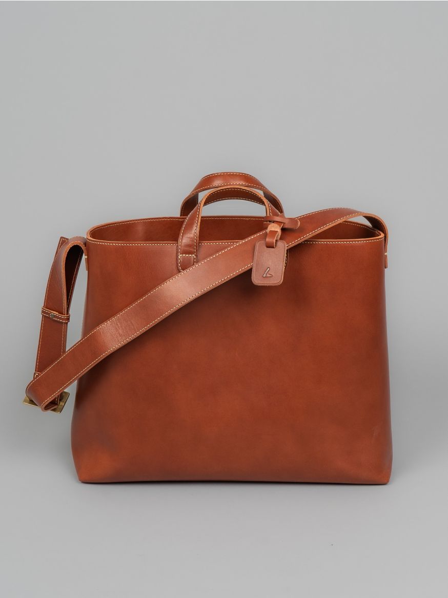 Tsuchiya Kaban “Diario” 2 Way Tote - Brown