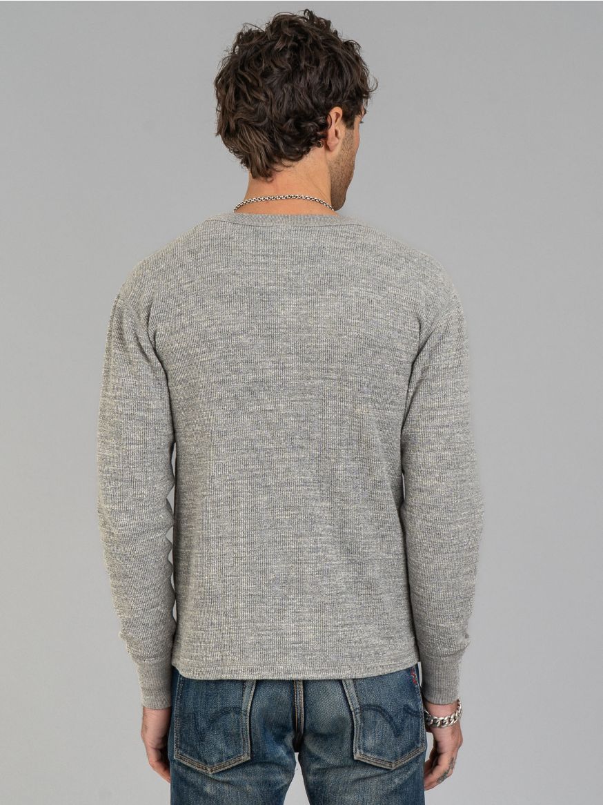 UES V-Gusset Long Sleeve T Shirt - Grey