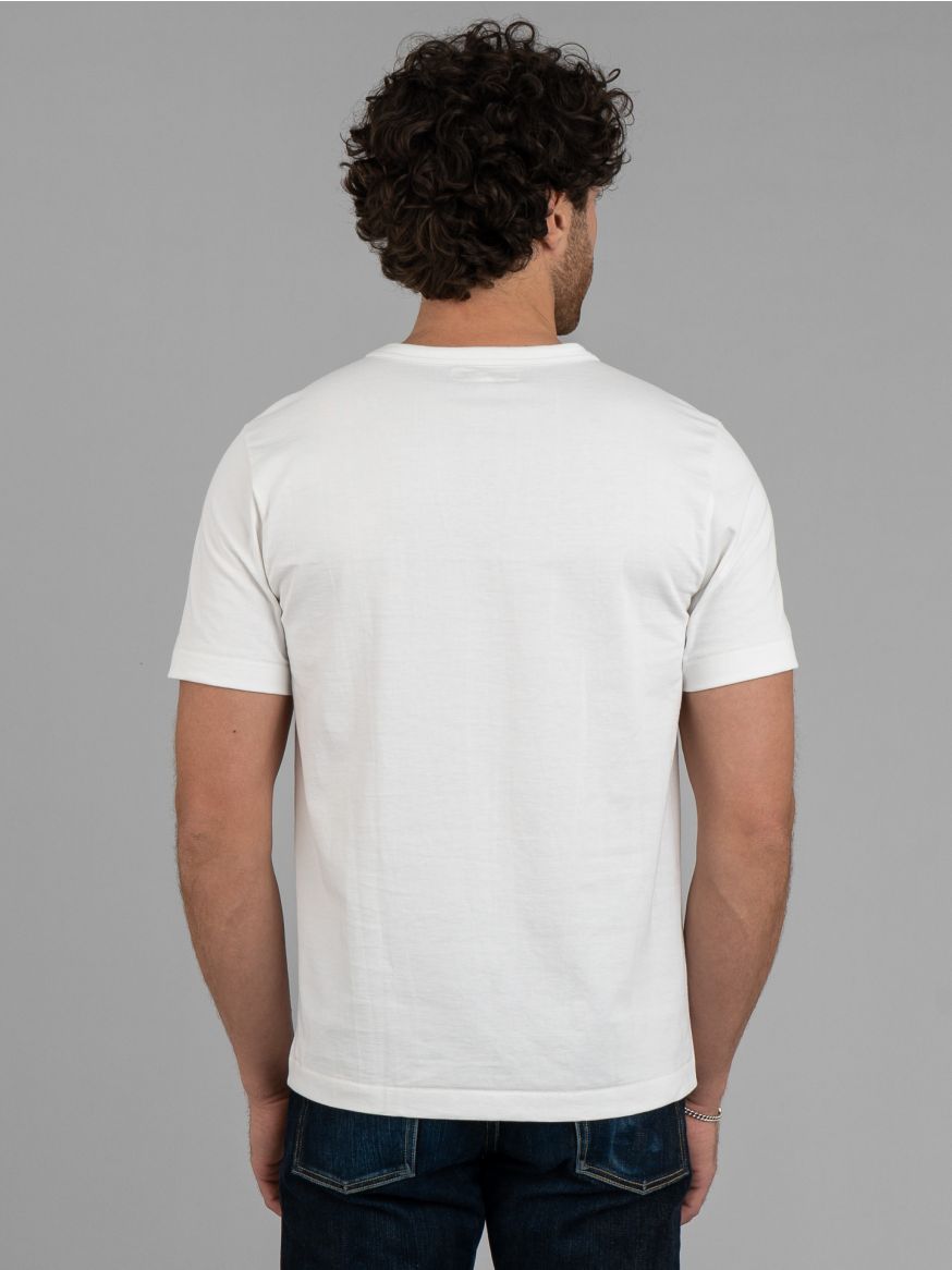 Merz b. Schwanen 2 Thread 214 Heavyweight Organic T Shirt - White