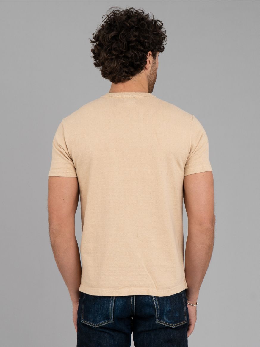 Samurai Japanese Cotton Slub Yarn T Shirt - Chestnut