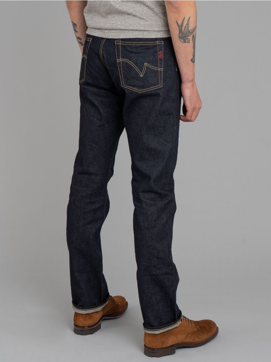 Iron Heart IH-888SBR-14 Broken Twill Selvedge Jeans - Relaxed Tapered