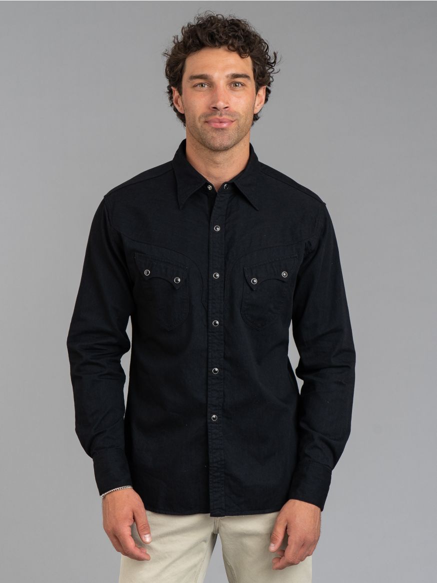 Stevenson Overall Cody Denim Shirt - Black