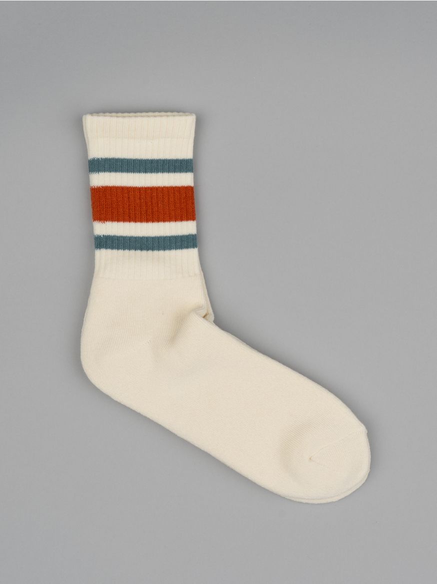 Decka 80s Skater Socks Short Length - Orange