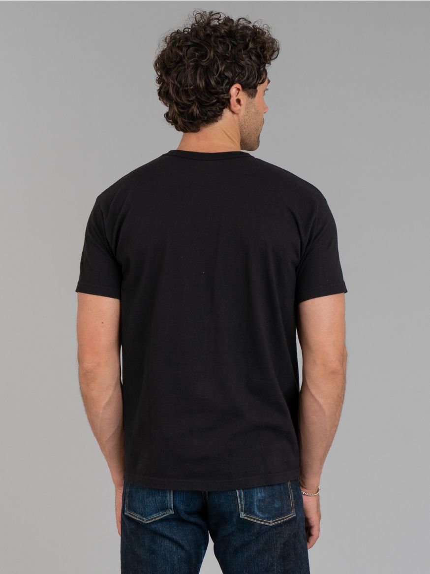 Samurai Solid Plain T-Shirt - Black