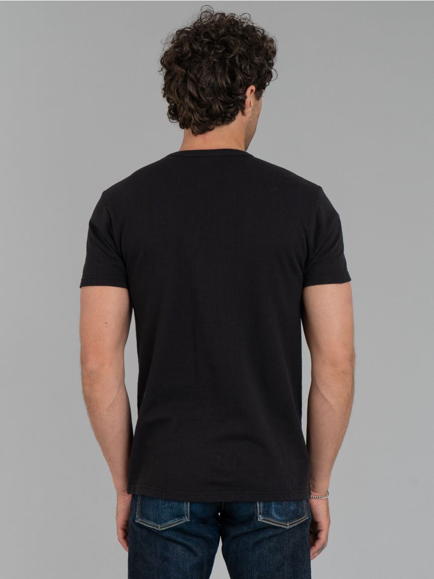 Samurai Inlay Loopwheeled T-Shirt - Sumi Black