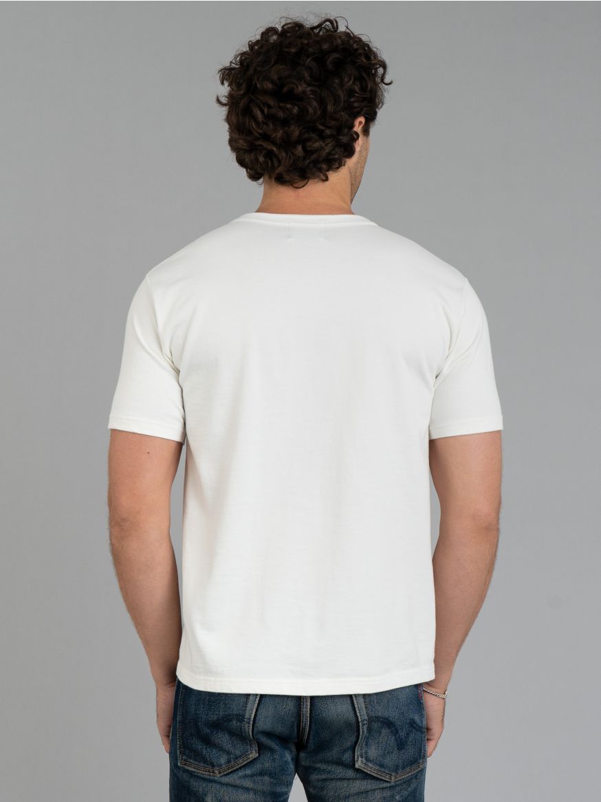 Studio D'Artisan Suvin Gold Loopwheeled T Shirt - White