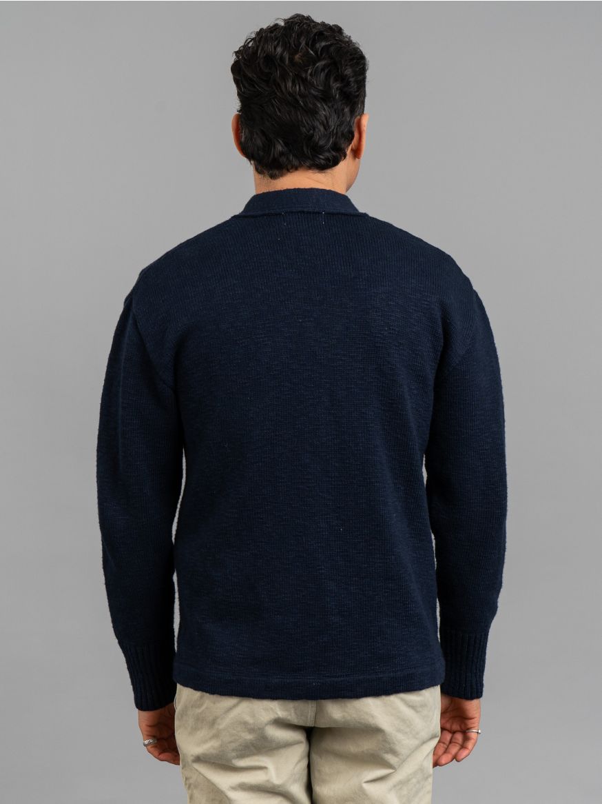 The Real McCoy’s Summer Cardigan - Ink Blue