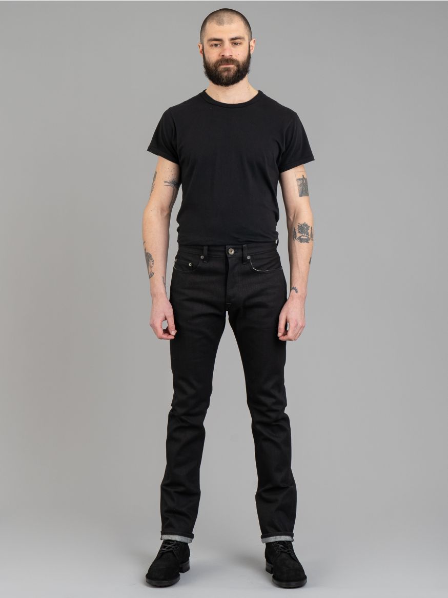 Schaeffer's Garment Hotel 103 Tall Rise Paloma Indigo Jeans – Black Coated - Slim Straight