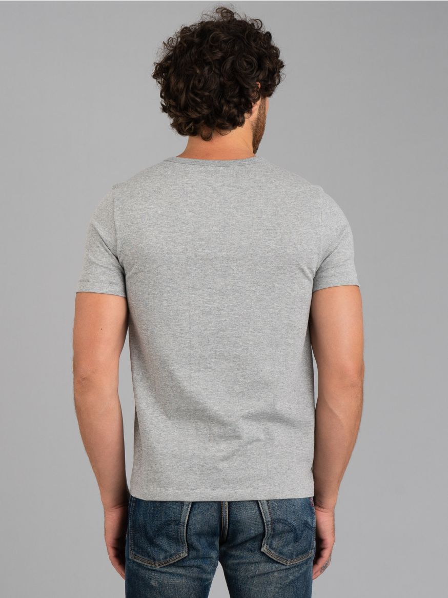 Merz b. Schwanen 2 Thread 215 Heavyweight Organic T Shirt –  Grey