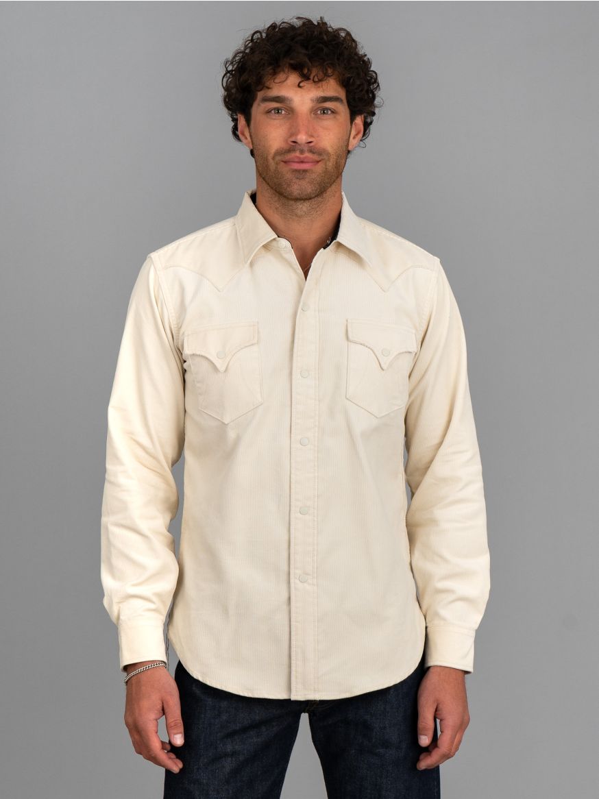 Mister Freedom Dude Rancher Corduroy Shirt - Off-White