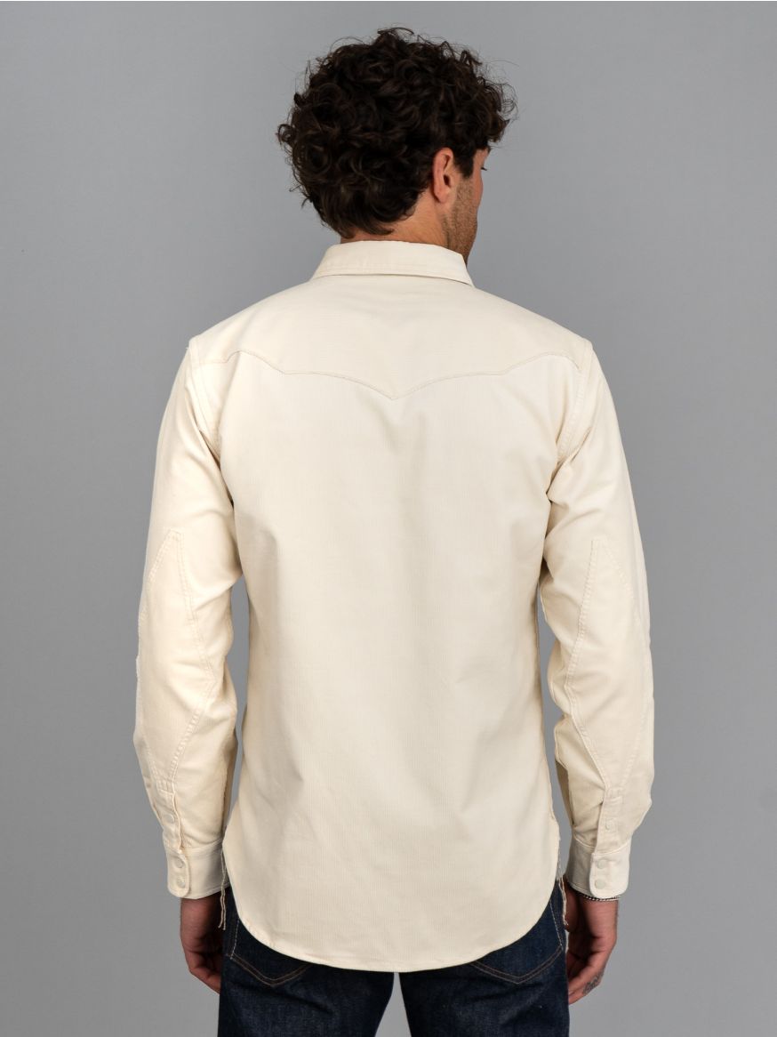 Mister Freedom Dude Rancher Corduroy Shirt - Off-White