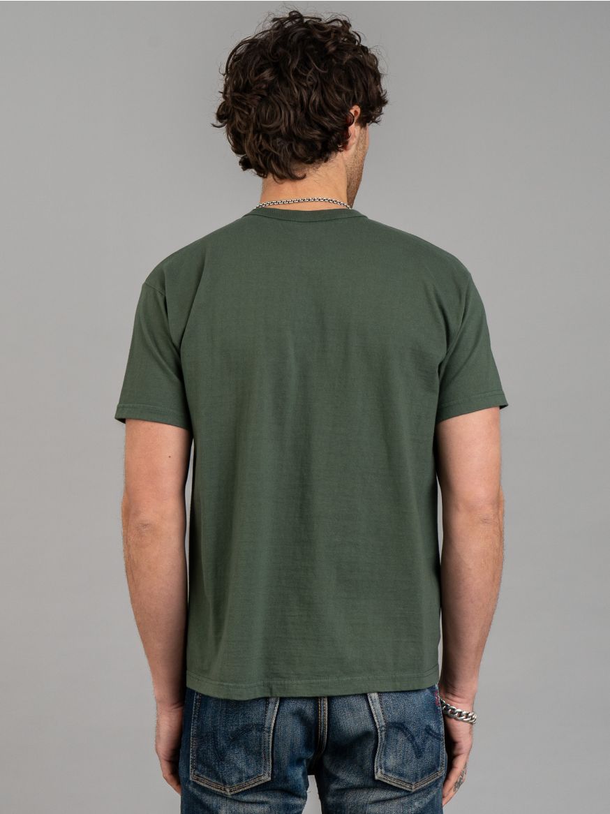 Samurai Solid Plain T-Shirt - Moss Green