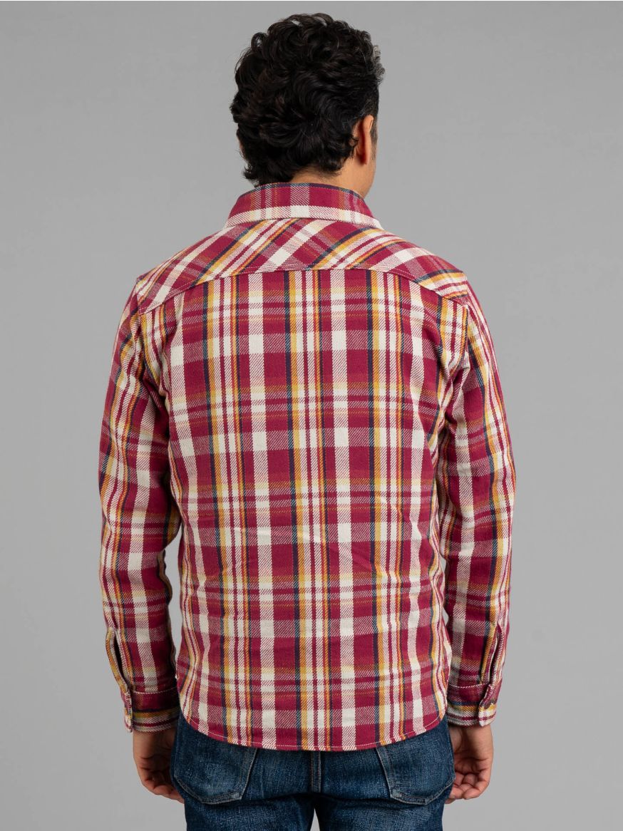 UES Heavy Selvedge Flannel - Fade Red Check