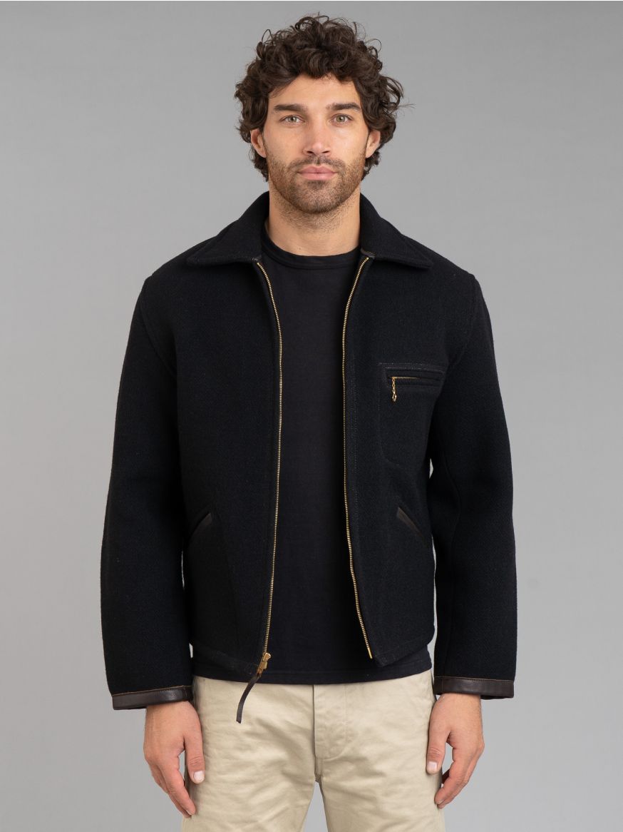 The Real McCoy's Wool Field Sports Jacket - Black