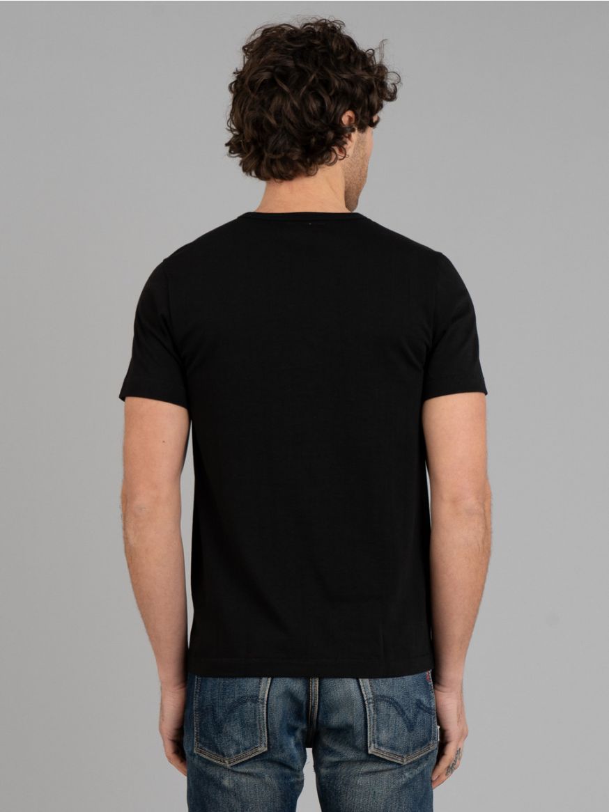 Merz b. Schwanen 2 Thread 215 Heavyweight Organic T Shirt - Black