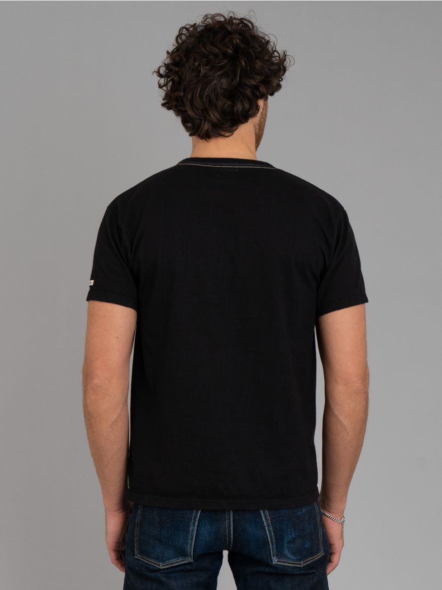 The Flat Head Plain Heavyweight T Shirt - Black