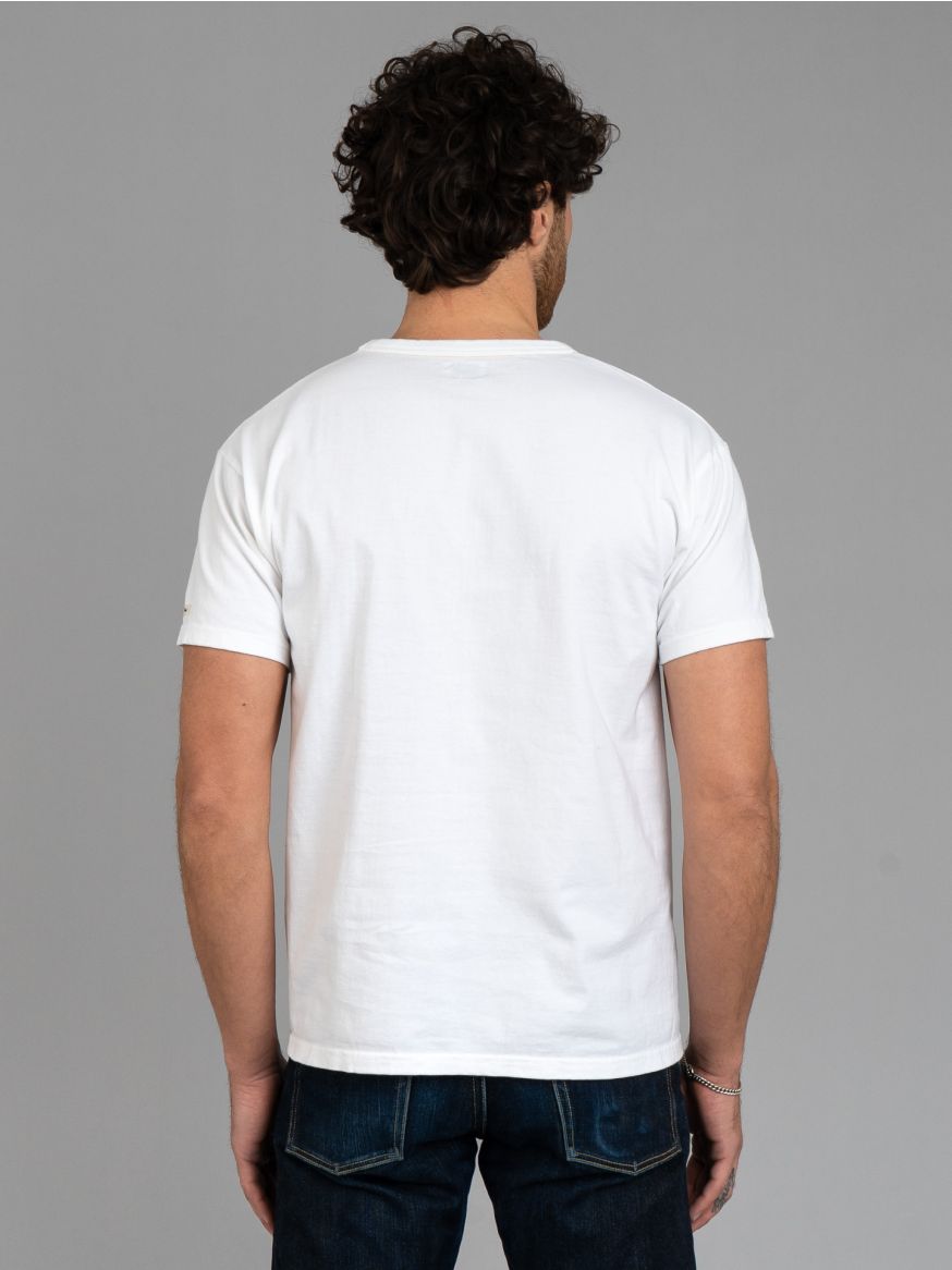 The Flat Head Plain Heavyweight T Shirt - White