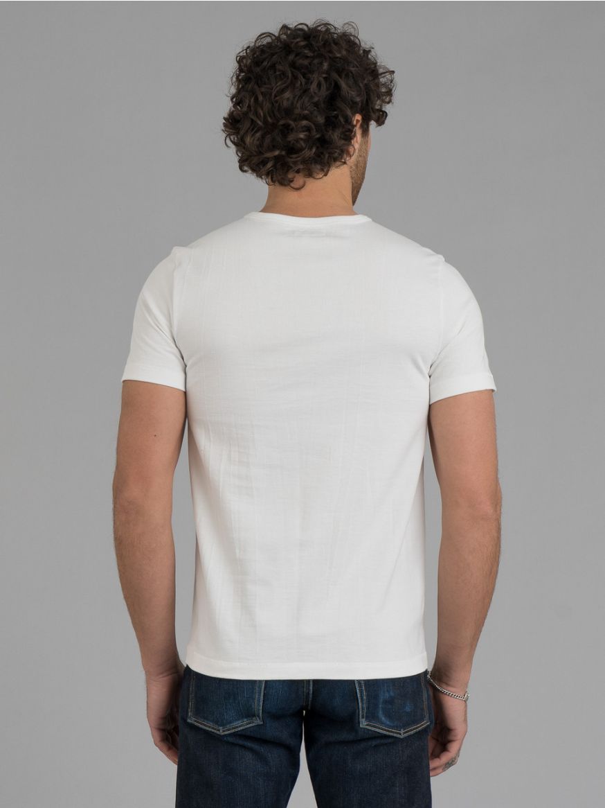 Merz b. Schwanen 2 Thread 215 Heavyweight Organic T Shirt - White
