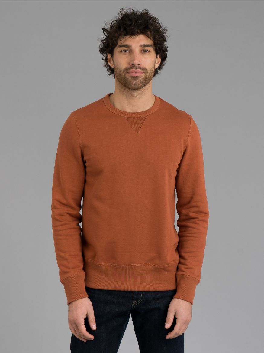 Merz b. Schwanen 346 Heavyweight Crew Neck Sweater – Sierra