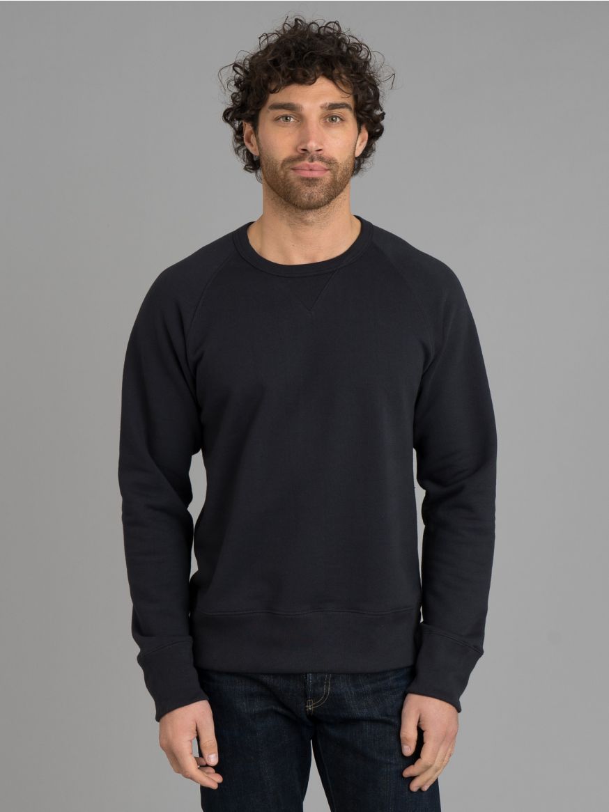 Merz b. Schwanen 349 Heavyweight Raglan Sweater - Charcoal