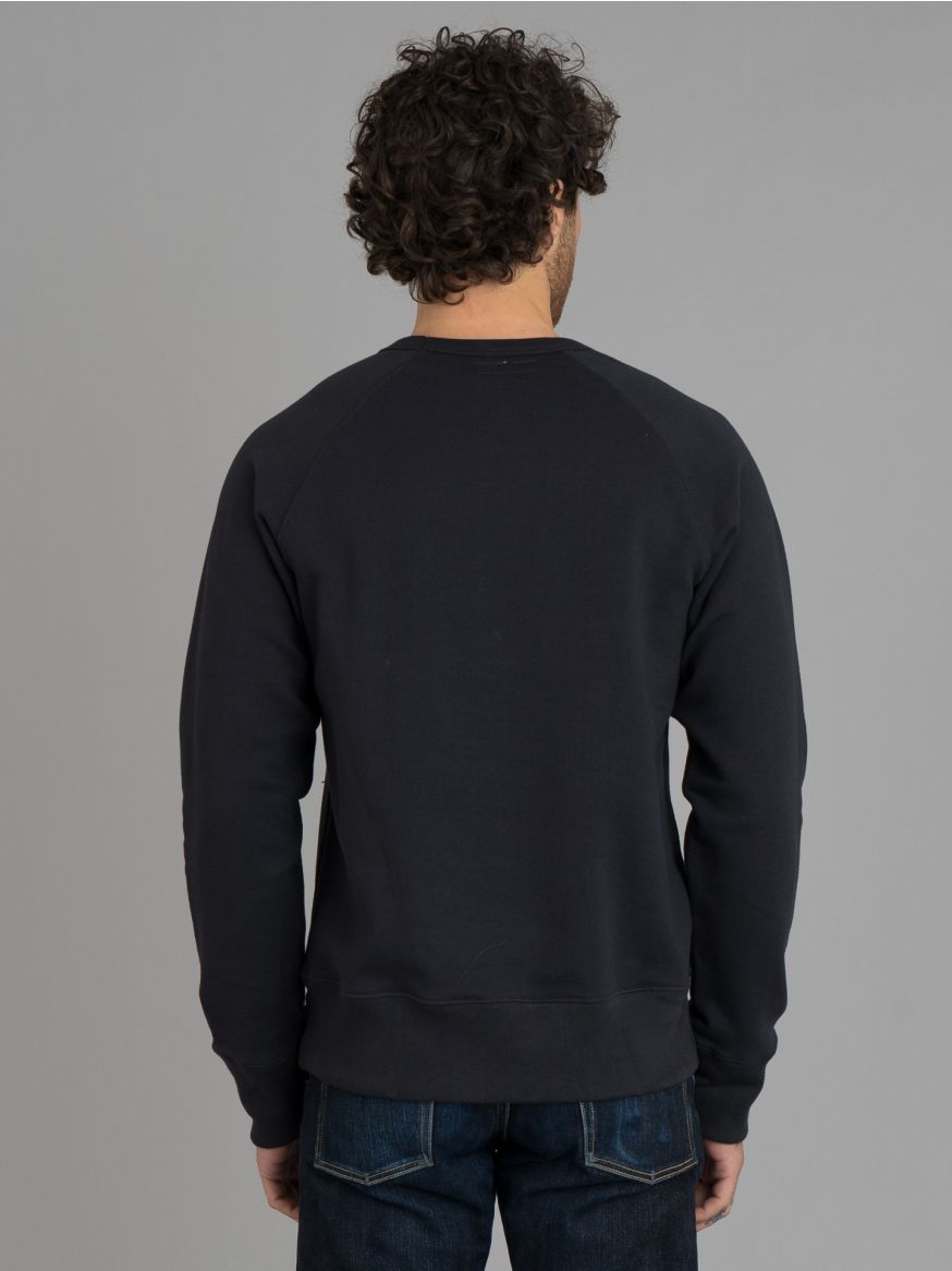 Merz b. Schwanen 349 Heavyweight Raglan Sweater - Charcoal