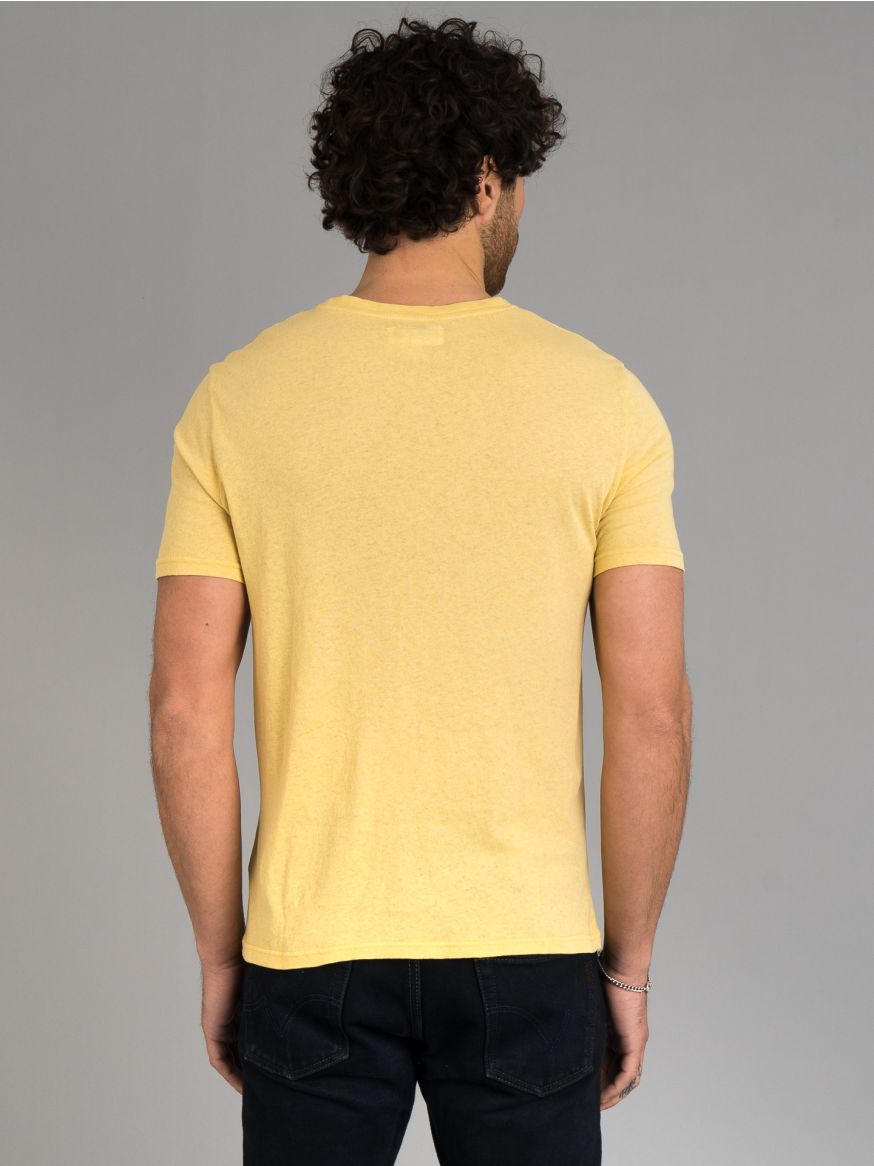 Merz b. Schwanen Lightweight Washed T Shirt - Sunshine