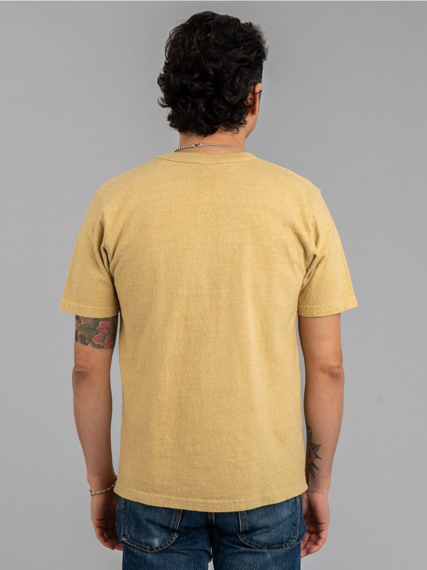 UES No.8 Slub Nep T Shirt - Yellow