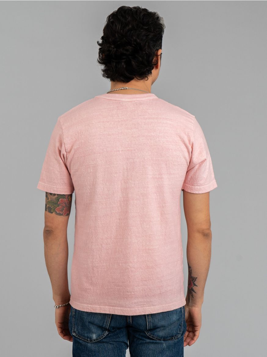 UES No.8 Slub Nep T Shirt - Pink