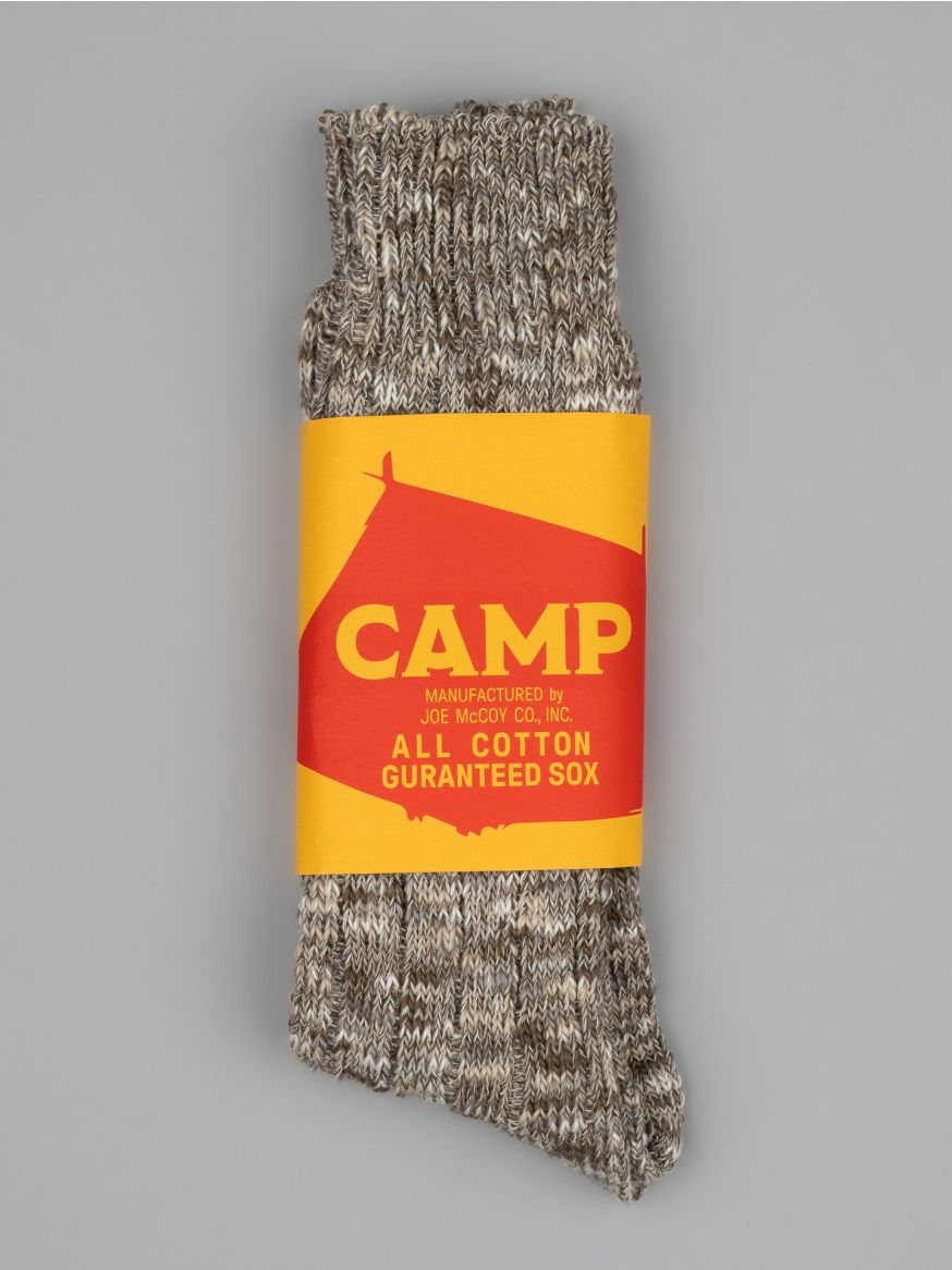 The Real McCoy’s Outdoor ‘Camp' Socks - Khaki