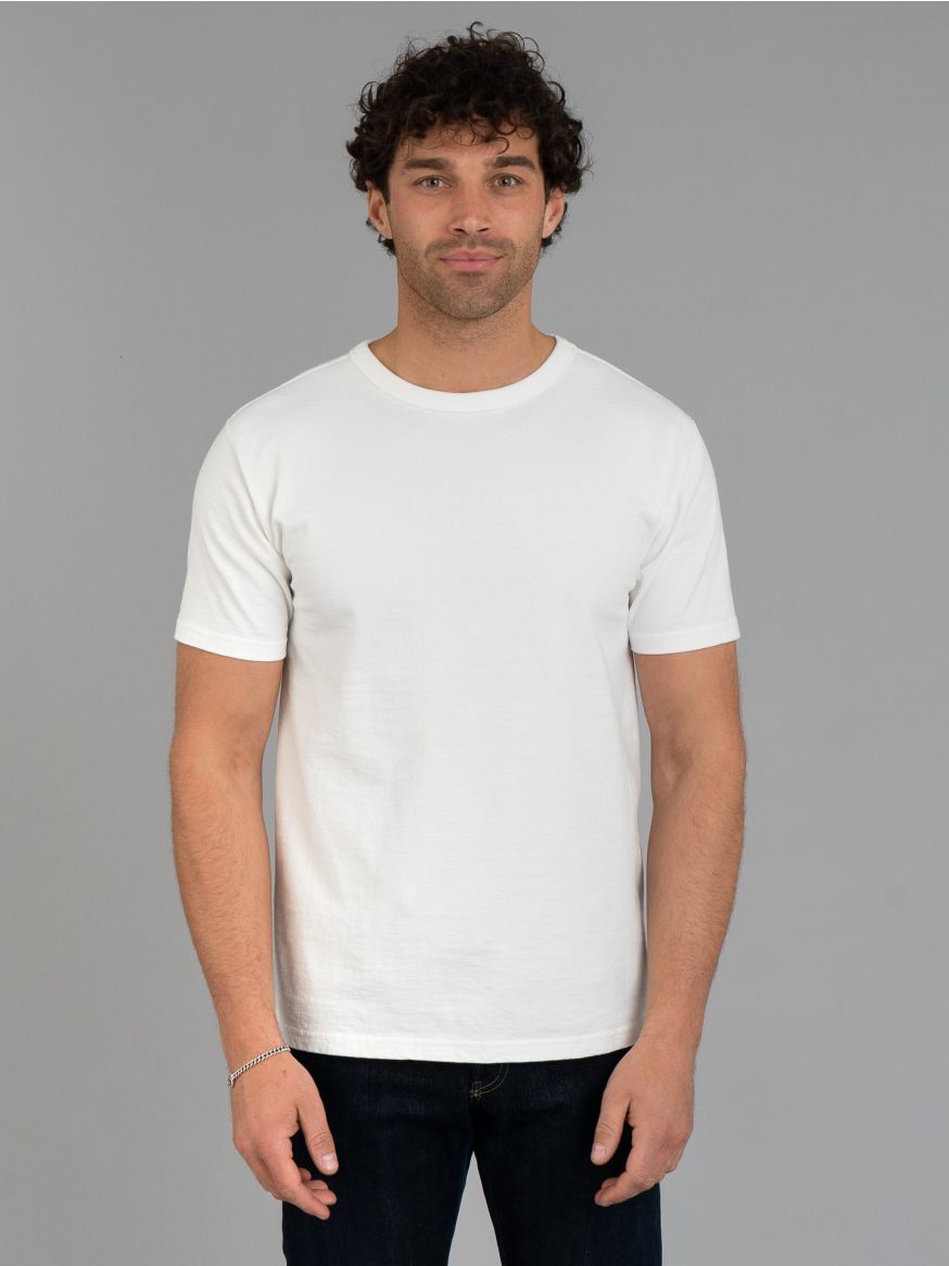 Studio D'Artisan 9913 Loopwheeled T Shirt - White