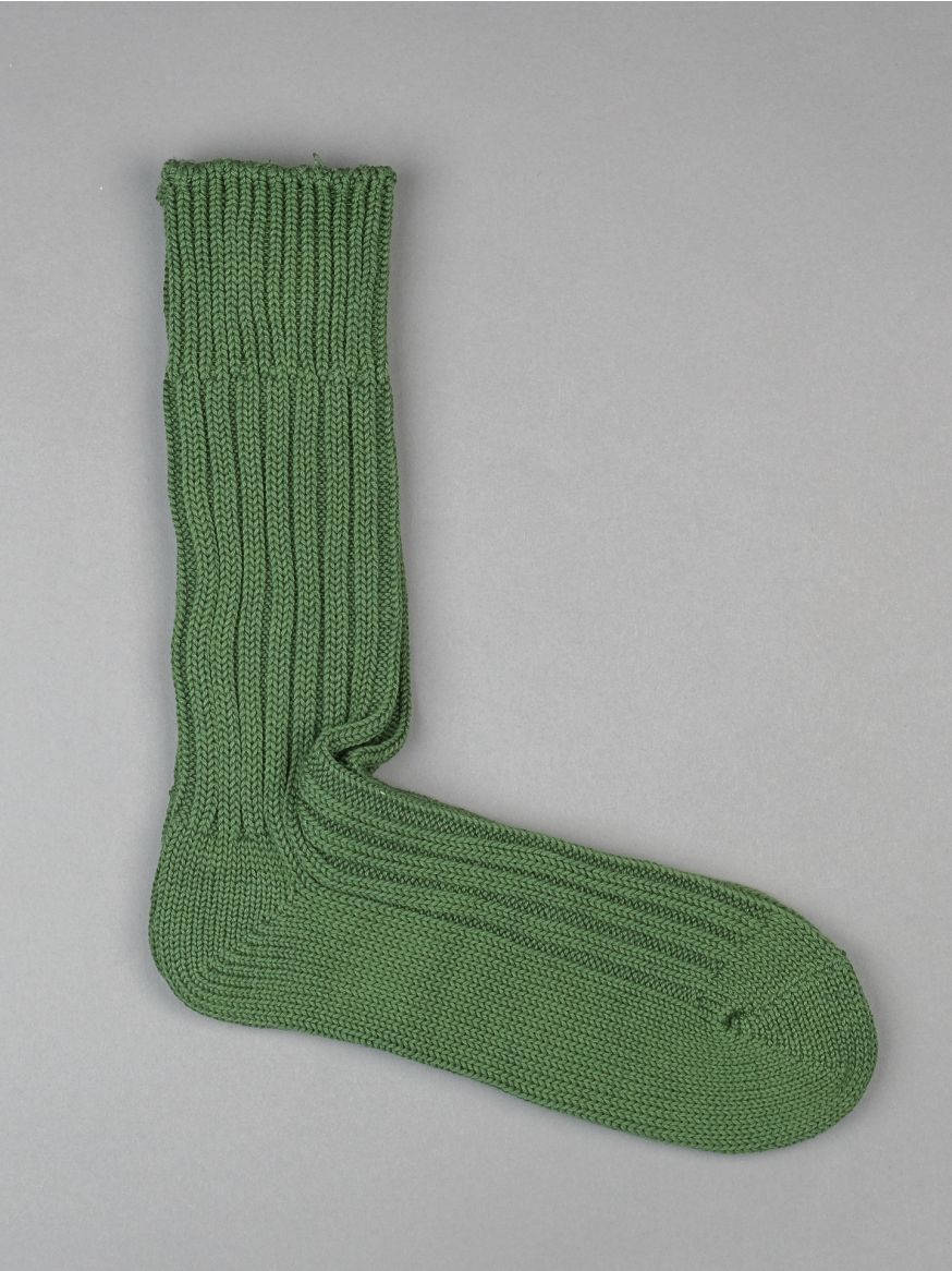 Decka Cased Heavyweight Plain Sock - Green