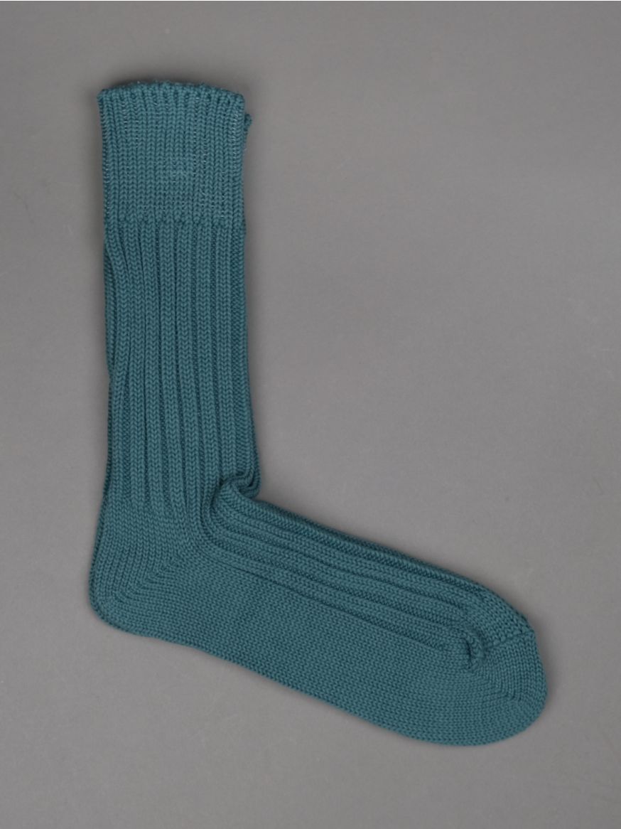 Decka Cased Heavyweight Plain Sock - Cadet Blue