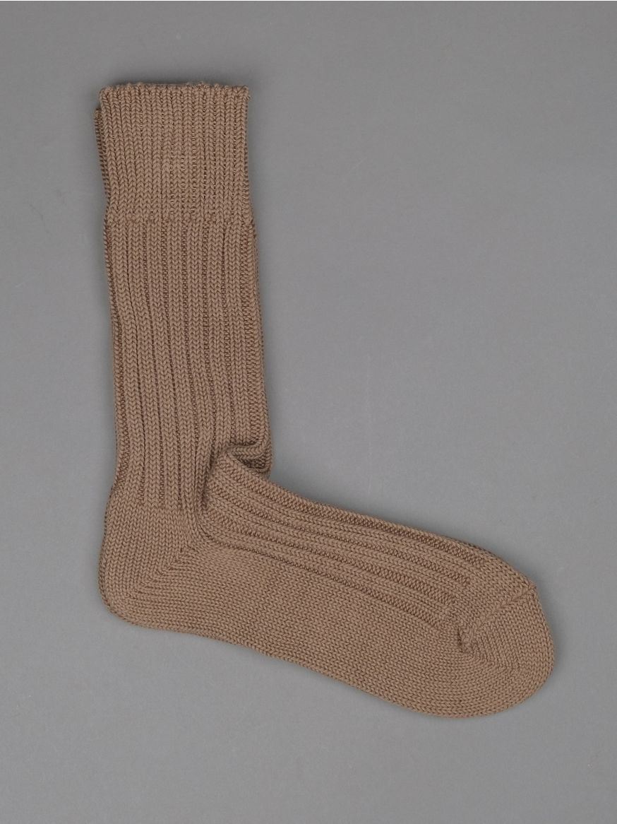 Decka Cased Heavyweight Plain Sock - Beige