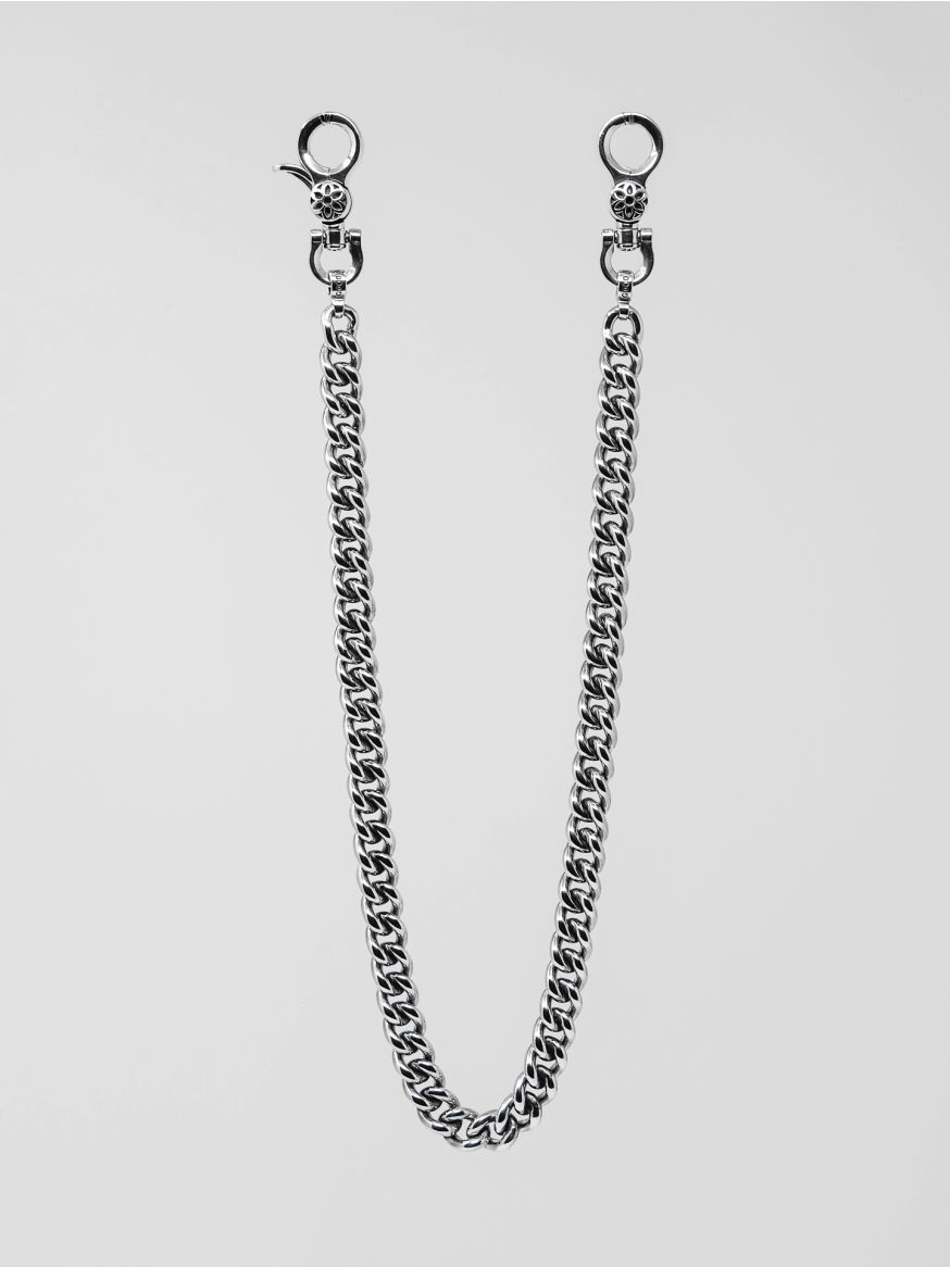 Good Art Sterling Silver 15" Curb Chain Wallet Chain - C