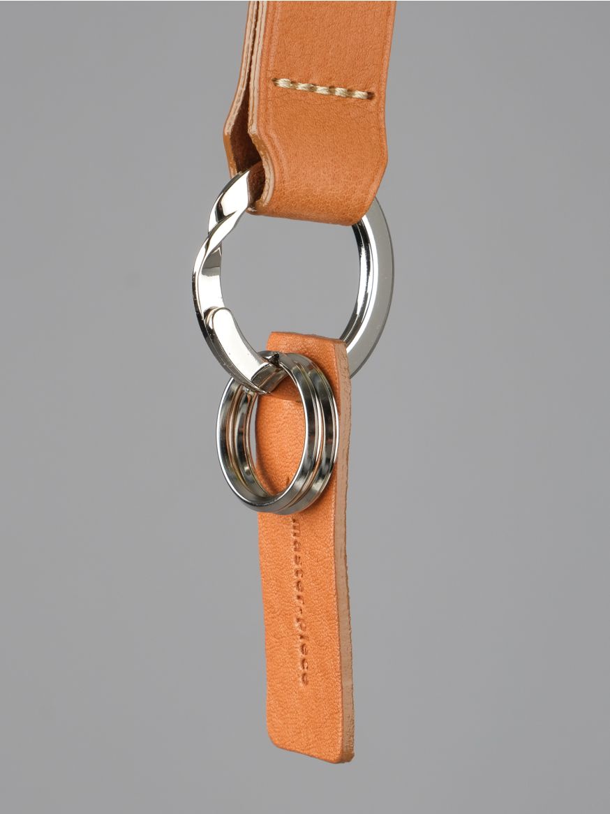 Master-Piece EQ Leather Key Holder - Beige