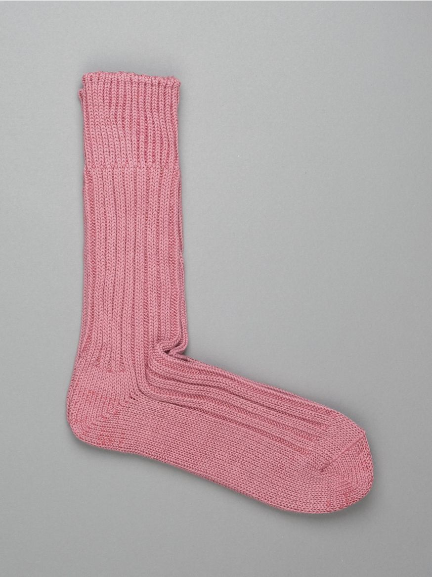 Decka Cased Heavyweight Plain Sock - Flamingo